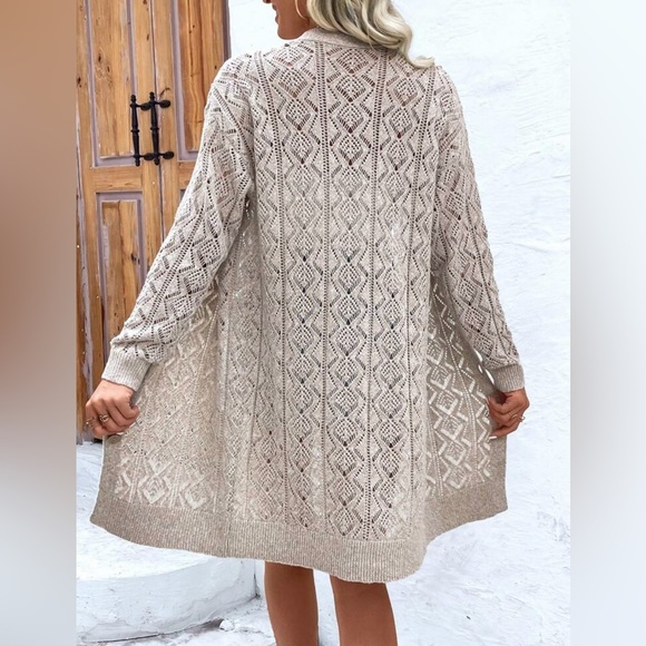 LUNE Women's Hollow Out Button
Front Cardigan - Picture 2 of 2